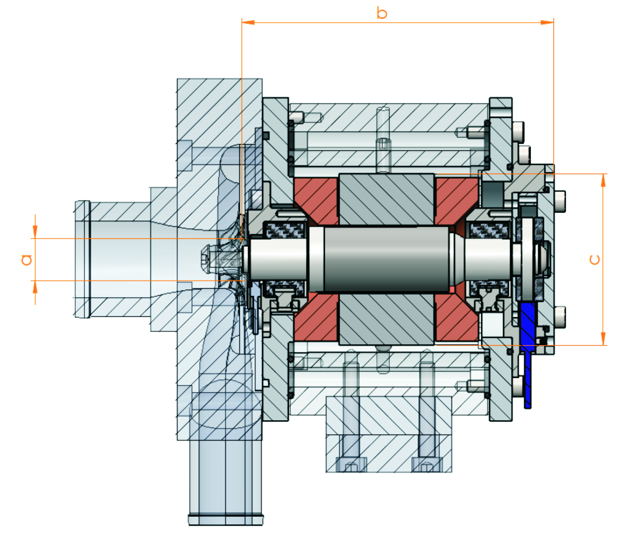 Electrical high-speed synchronous motor drive