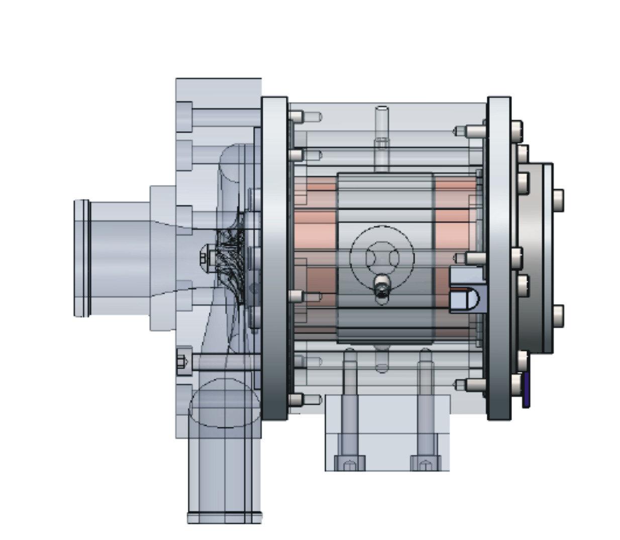 Electrical high-speed synchronous motor drive